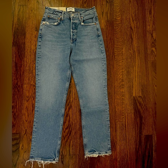 AGOLDE Riley High Rise Straight Crop - Picture 2 of 3